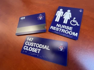 ADA Signs | Schools, Colleges & Universities | Rolling Meadows and Palatine Schools | Acrylic