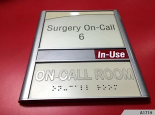 Custom ADA Sign with Slider and Metal Frame | Healthcare | Arlington Heights - Mt. Prospect - Rolling Meadows and Buffalo Grove