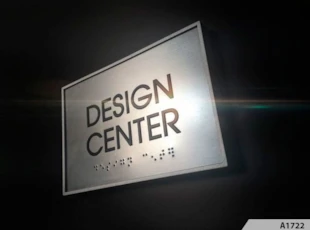 ADA Sign with Plastic Frame System | Schaumburg
