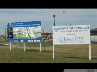 Billboard Signs - Harper College - Palatine - Way back..... A-1050