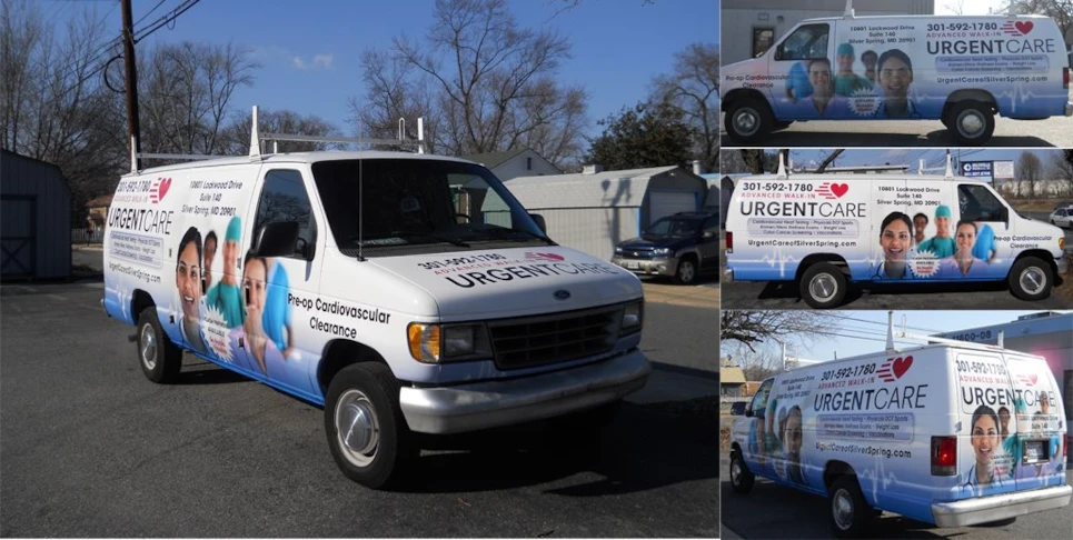 Urgent Care Custom Vehicle Wrap
