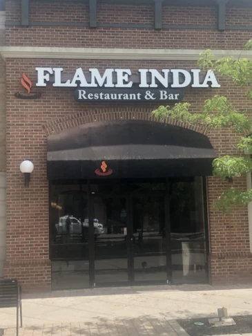 Channel Letters - LED Lights - Installed on Brick