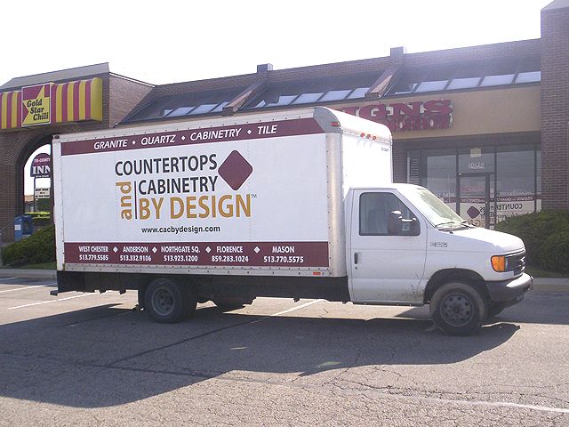 Truck Graphics Countertops and Cabinets by Design