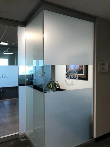 Dusted Crystal Window Graphics