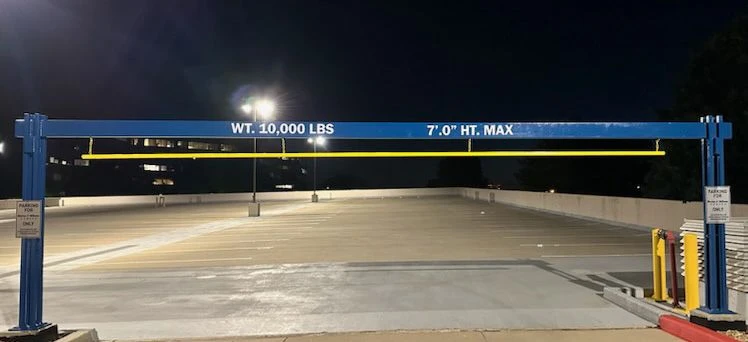 Directional Signs - Height Markers for Parking Garage