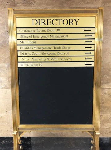 Directional Signboard