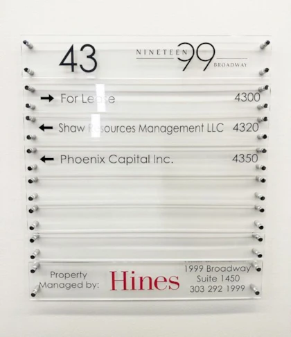 Acrylic Signs