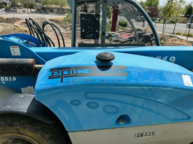 Vinyl Graphics for construction equipment