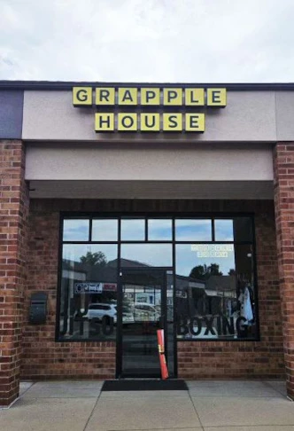 Illuminated lettering for Grapple House