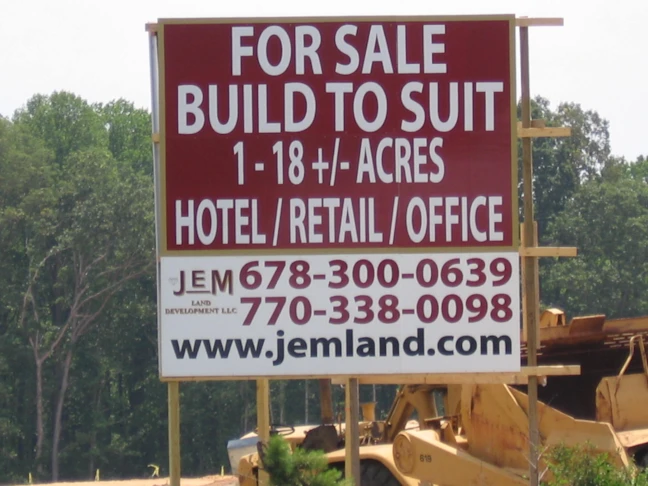 MDO Wood Site Sign