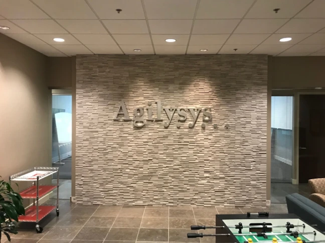 Interior Letters on Brick Wall