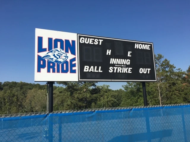 Aluminum Scoreboard Sign