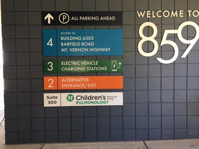 Polymetal sign with Digital print and lamination