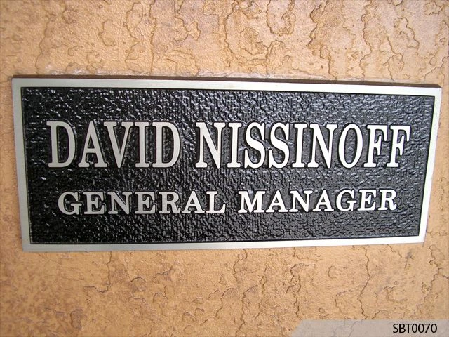 Cast Metal Plaques