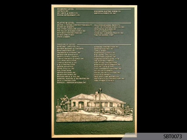 Cast Metal Plaques