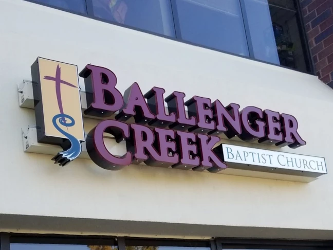 Church Channel Letters on Raceways with Logo Boxes