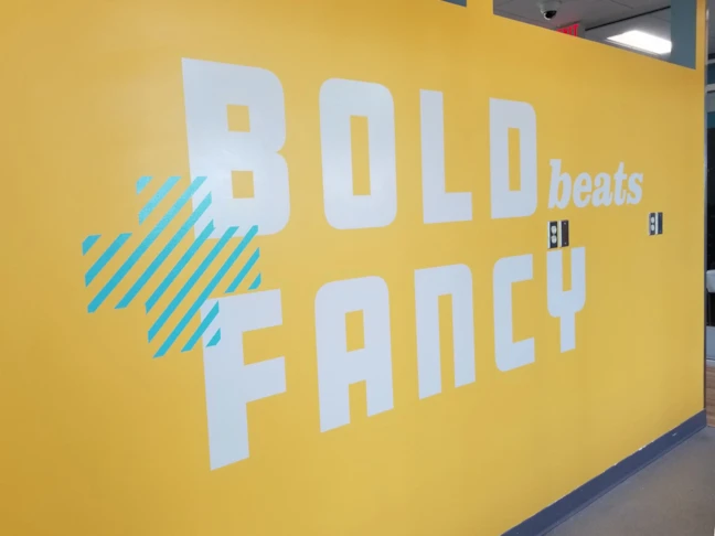 Wall Graphics for Burgers+Fries Food Outlet at Shepherd University