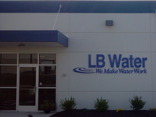 Formed Plastic Logo for LB Water