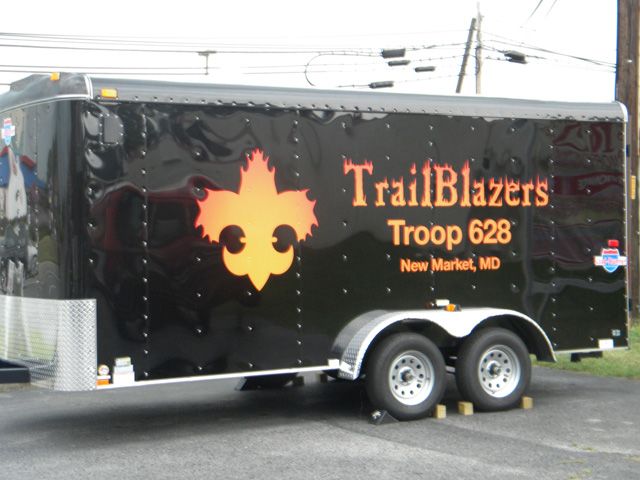 Trailer Graphics for Boy Scout Troop 628