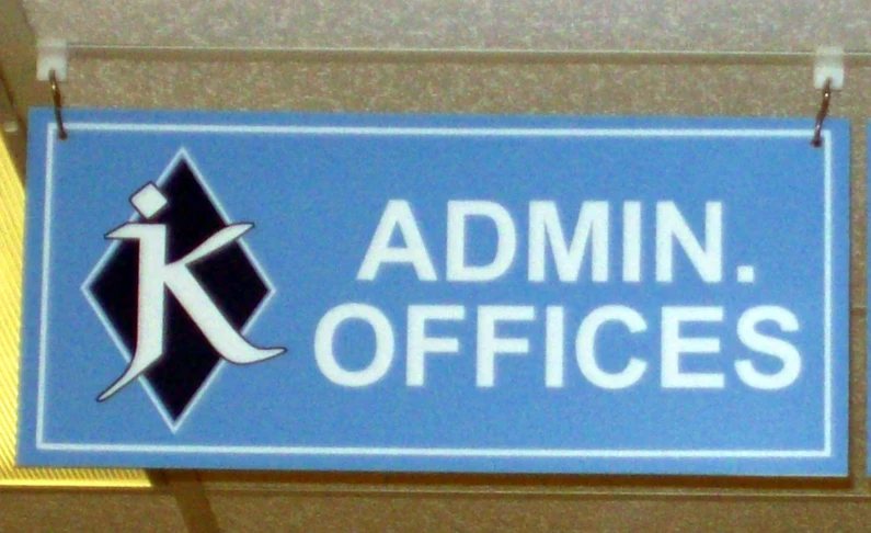 Indoor Plastic Signs