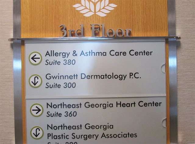 Indoor Plastic Signs