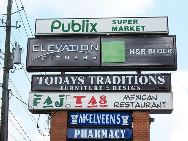 Lighted Signs - Outdoor