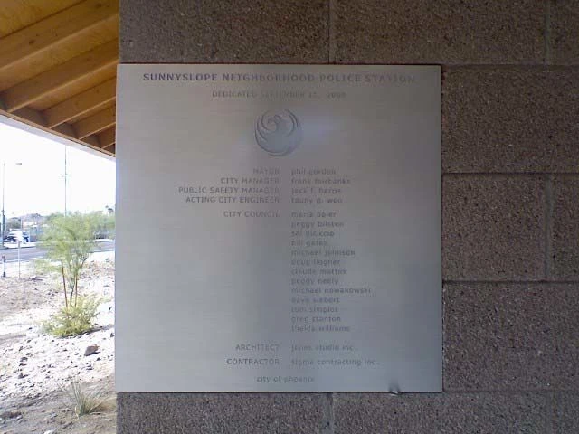 Cast Metal Plaques