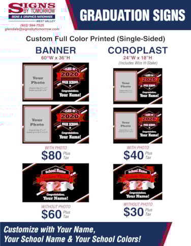 Graduation Signs 2020